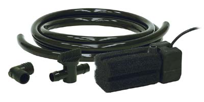 AQUABASIN  ULTRA PUMP KITS:  Ceramic Bubbler Plumbing Assembly